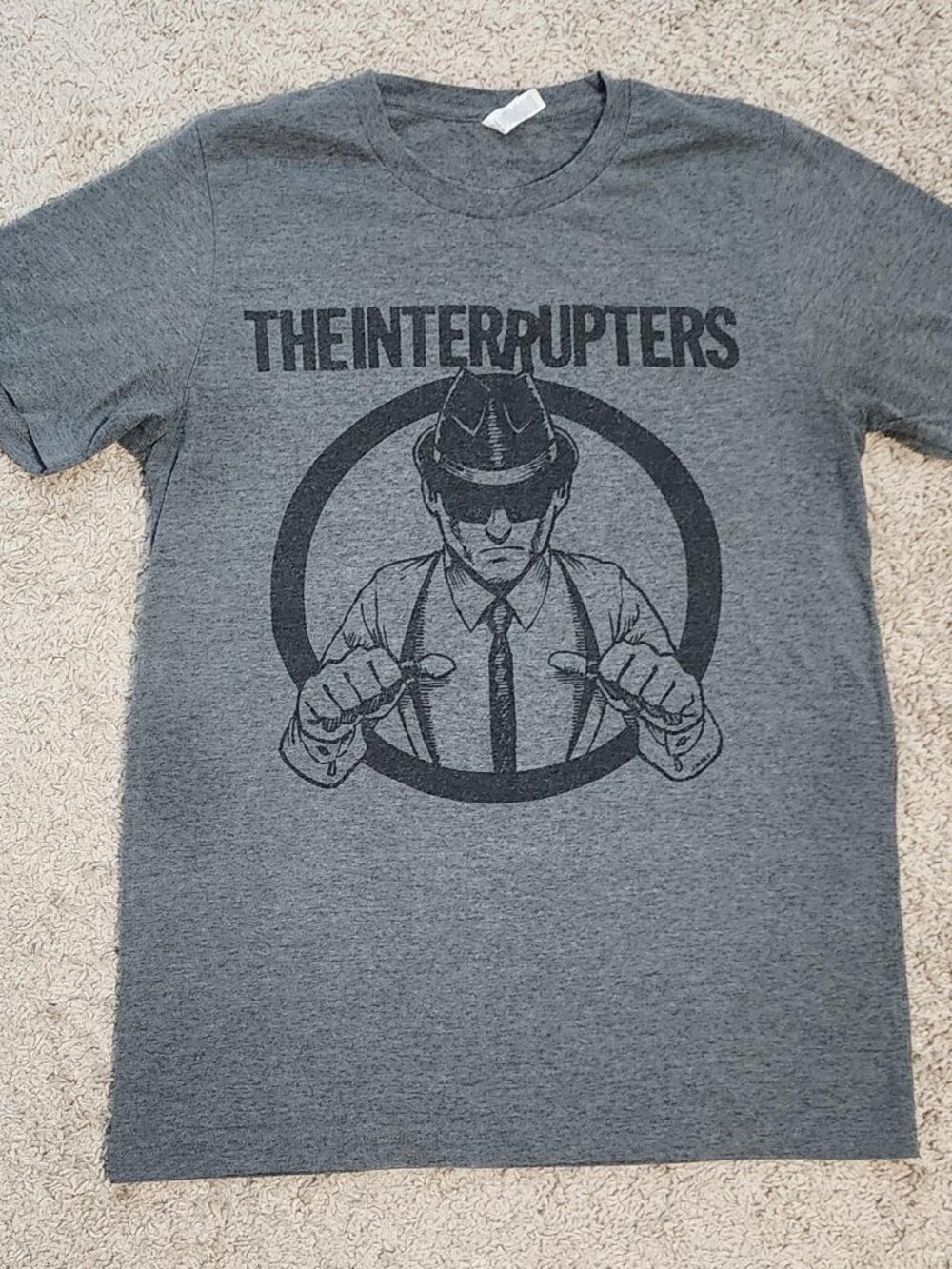The Interrupters - T Shirt - Grey - Bella Canvas brand - Medium